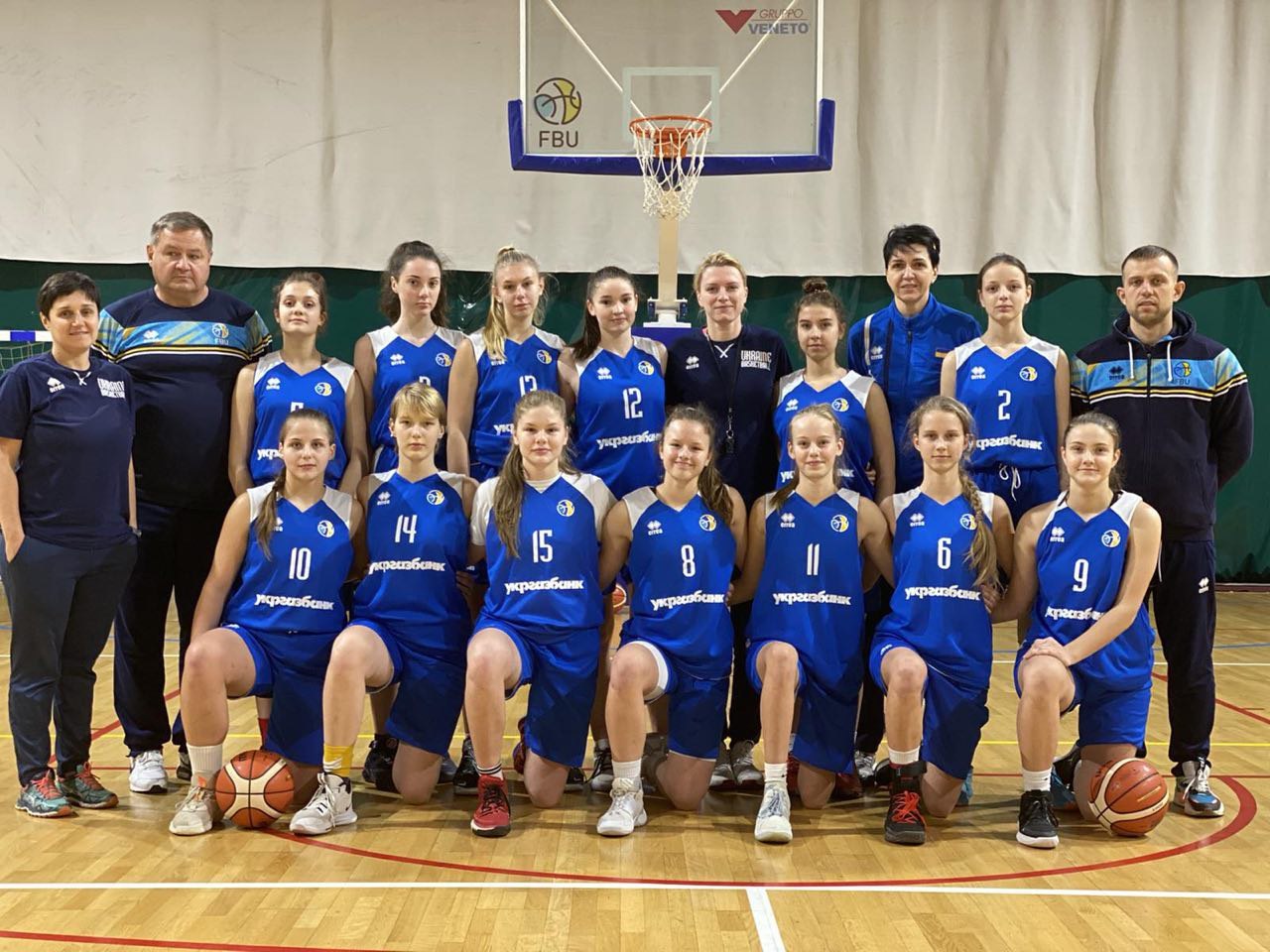 Жіноча збірна України U-15 стартувала на турнірі Європейської баскетбольної ліги